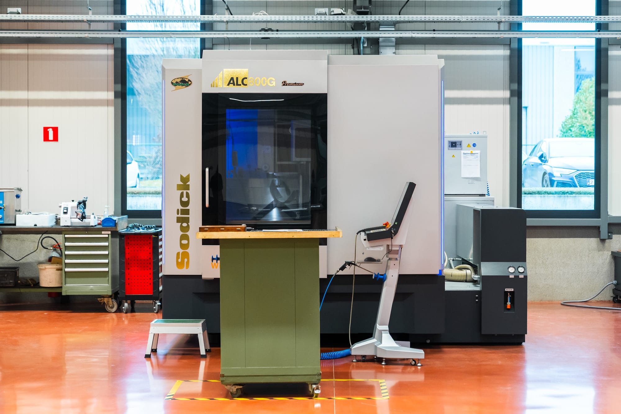 Sodick ALC 600G draadvonkmachine in de werkplaats in Tongeren